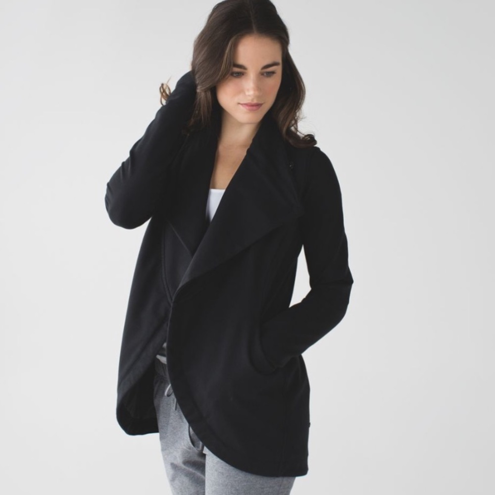 Lululemon Black French Terry That’s a Wrap 6